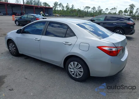 2015 Toyota Corolla L z USA, uszkodzony, nr VIN 2T1BURHE7FC305091